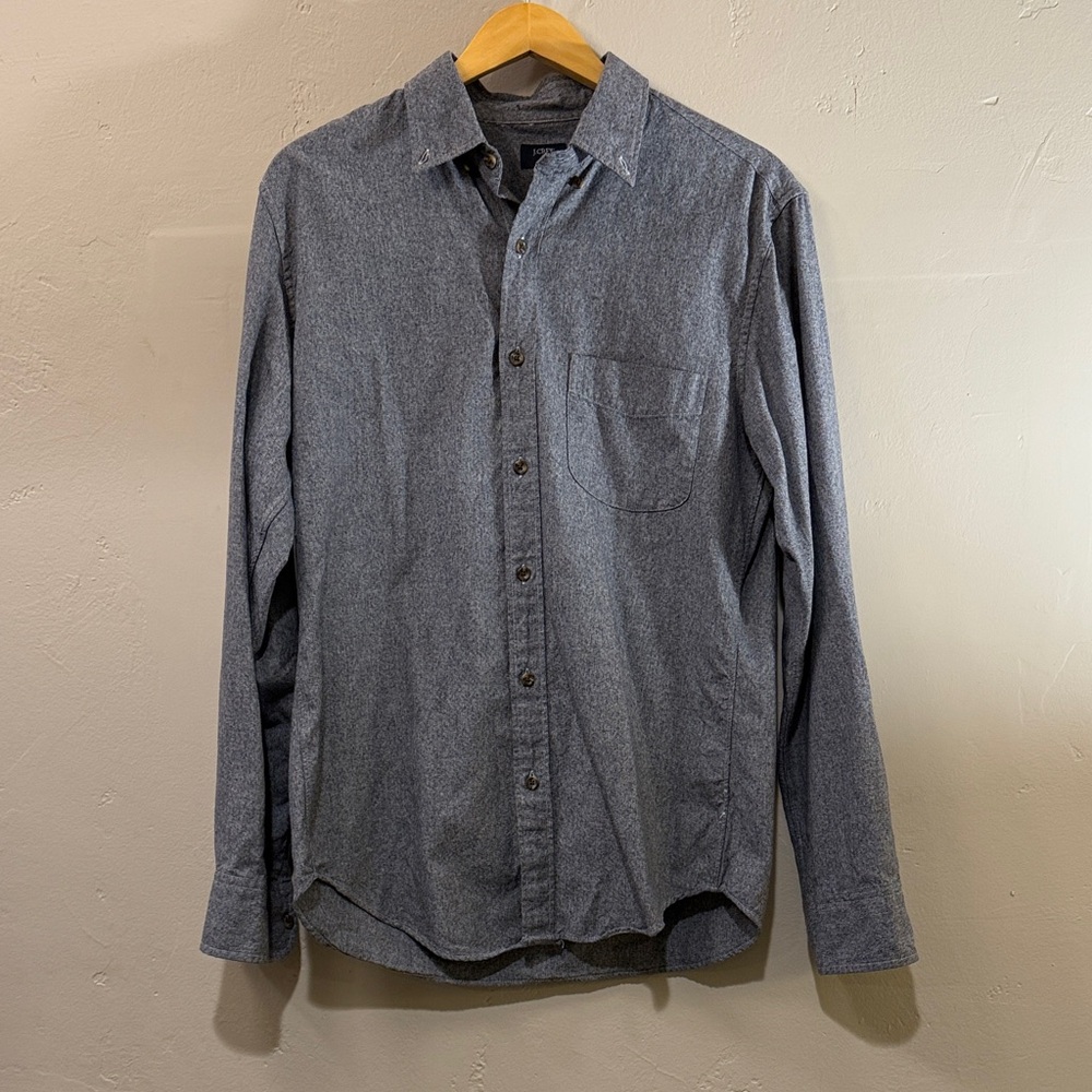 J. Crew Men's Jaspe Chambray Button-Down Shirt